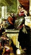 Paolo  Veronese, holy family with john the baptist, ss. anthony abbot and catherine
